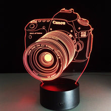 LED DSLR Camera 3D Illusion Lamp™ (7 Touch Color Changing)+ FREE Camera Lens Coffee Mug TODAY