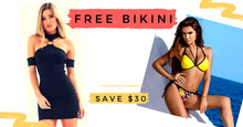 Lolita™ Black Dress+ FREE Push Up Brazilian Bikini TODAY!