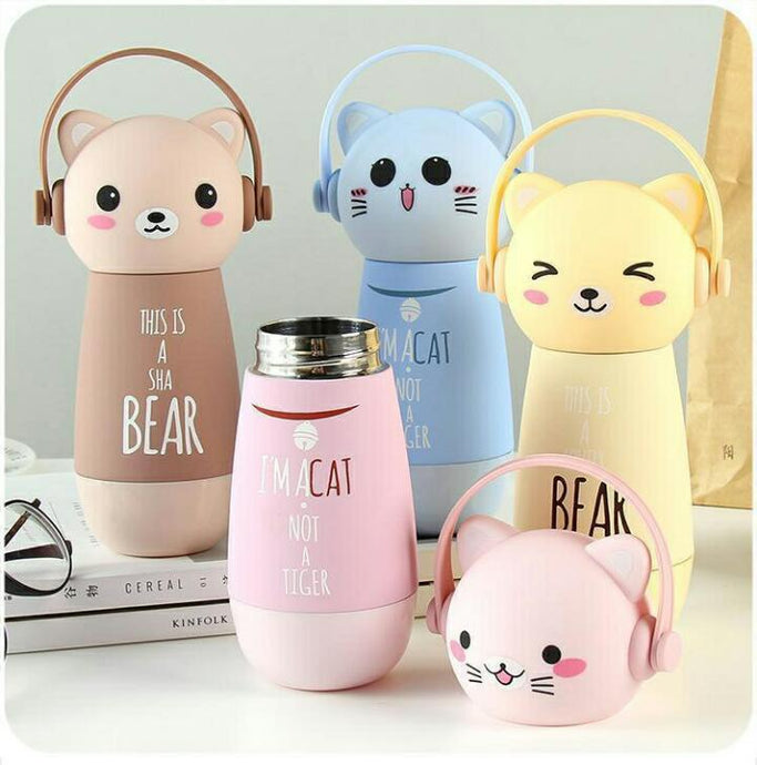 Cutest Animal Family Thermos Water Bottle  ( Lifetime Color Lock)