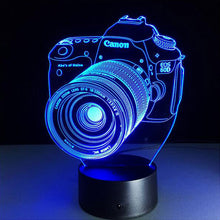 LED DSLR Camera 3D Illusion Lamp™ (7 Touch Color Changing)+ FREE Camera Lens Coffee Mug TODAY