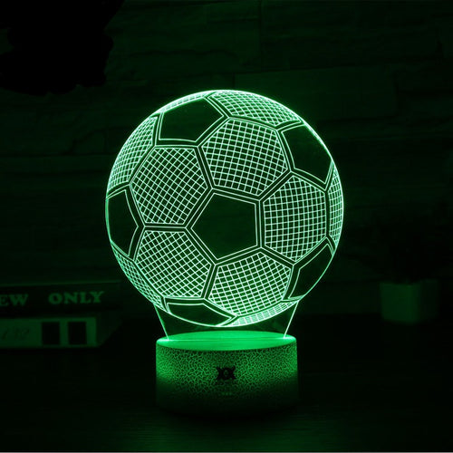 3D Illusion Light™ LED  Soccer Lamp + FREE Boots & Ball™ Stainless Steel  Keychain TODAY