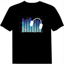 Sound Activated Led Cotton Light-Up T Shirt