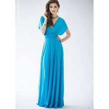 winter sexy women maxi Halter dress red bandage long dress sexy backless Multiway Bridesmaid Convertible Dress robe longue femme