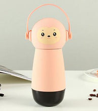 VILEAD Creative Cartoon Adorable Kawaii Monkey Cats Vacuum Thermos Kid Water Bottle Stainless Steel Cup Flasks Mug Children Gift
