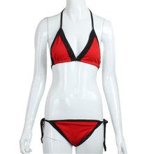 1PC Sexy Womens Beach Bikini Swimwear Suit Lace Pucker Butt Bra+G-string Sexy Bandage Swimwear Triangle Low Waist Beachwear