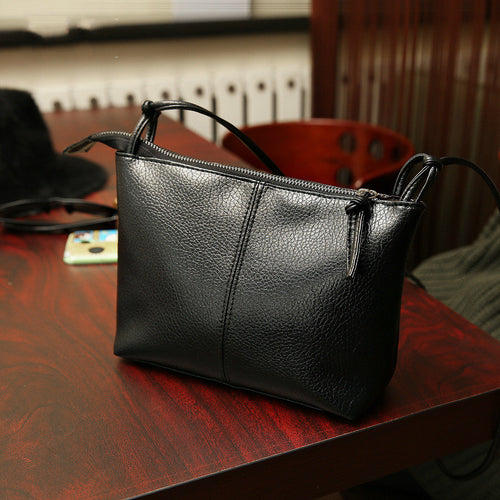 2017 New Fashion black Women messenger Bag Designer Handbags girls Leather cross body Handbags Famous Brands small Shoulder Bag