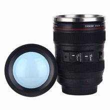 400ml Stainless Steel Camera Lens Mug With Lid New Fantastic Coffee Mugs Tea Cup Novelty Gifts Caneca Lente Cups Drinkware