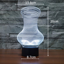 HAOCHU Middle Finger Gesture Victory Sign 3D Visual Table Lamp Cute Ear Tooth Shape Light for Bed Home Decor Touch Sensor