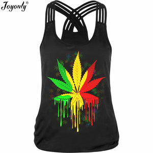 Joyonly 2017 Summer Women 3D Tank Tops Rainbow Unicorn Horse Pigment Paint Printed Camisole Ladies Bandage Fashion Slim Vests
