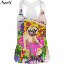 Joyonly 2017 Summer Women 3D Tank Tops Rainbow Unicorn Horse Pigment Paint Printed Camisole Ladies Bandage Fashion Slim Vests