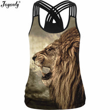 Joyonly 2017 Summer Women 3D Tank Tops Rainbow Unicorn Horse Pigment Paint Printed Camisole Ladies Bandage Fashion Slim Vests