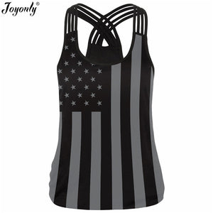 Joyonly 2017 Summer Women 3D Tank Tops Rainbow Unicorn Horse Pigment Paint Printed Camisole Ladies Bandage Fashion Slim Vests