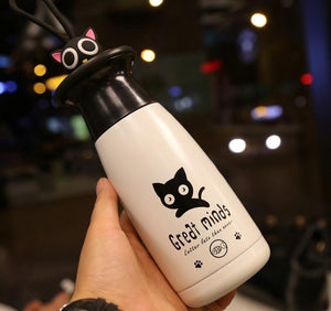Cute Cat Thermo Mug Vacuum Flask
