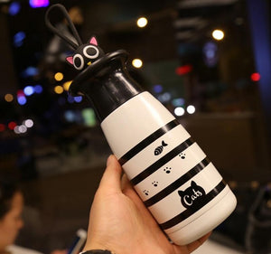 Cute Cat Thermo Mug Vacuum Flask