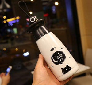 Cute Cat Thermo Mug Vacuum Flask