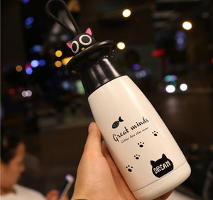 Cute Cat Thermo Mug Vacuum Flask