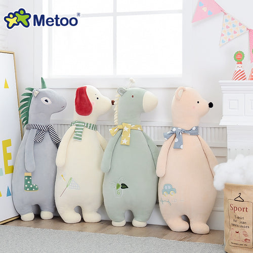 Sofa Cushions Animal Pillow Plush Stuffed Animal Cartoon Kids Toys for Girls Children Baby Birthday Christmas Metoo Doll