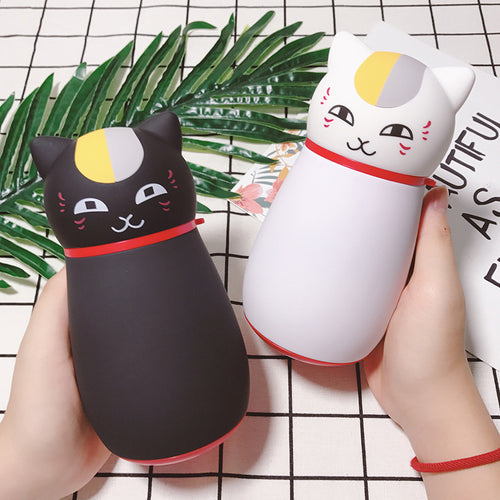 Cute Sweet Vacuum Flasks Cup Water Bottle Animal Cat Model Stainless Steel Thermos Cup Thermos Coffee Mug Travel Drink Bottle