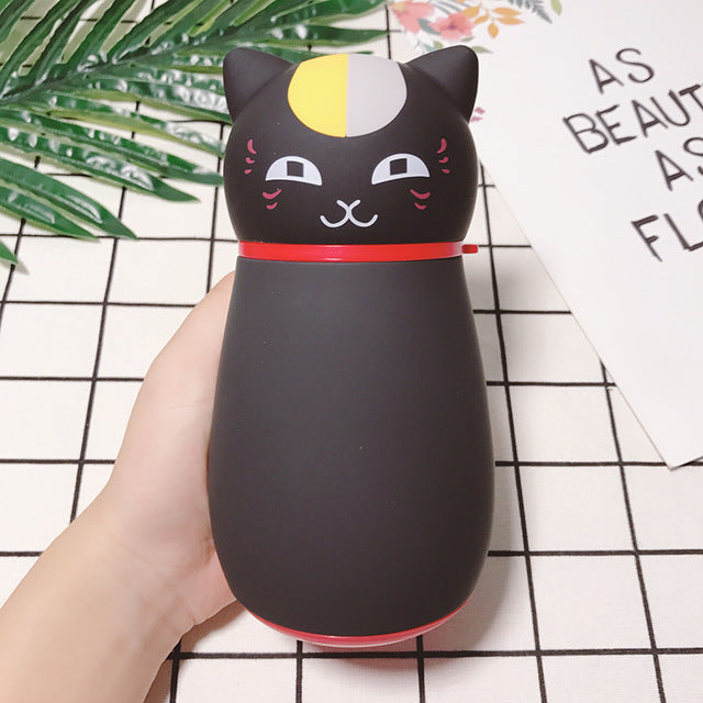 Cute Sweet Vacuum Flasks Cup Water Bottle Animal Cat Model Stainless Steel Thermos Cup Thermos Coffee Mug Travel Drink Bottle