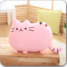 1 pc 25 cm Pusheen Cat  Cute Soft Plush Pillow  Cartoon Kawaii Stuffed Doll Baby Birthday Accompany Toy Hot Style For Kid Rattle