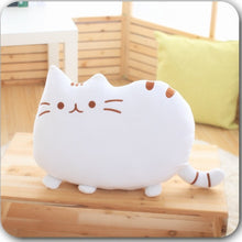 1 pc 25 cm Pusheen Cat  Cute Soft Plush Pillow  Cartoon Kawaii Stuffed Doll Baby Birthday Accompany Toy Hot Style For Kid Rattle