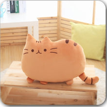 1 pc 25 cm Pusheen Cat  Cute Soft Plush Pillow  Cartoon Kawaii Stuffed Doll Baby Birthday Accompany Toy Hot Style For Kid Rattle