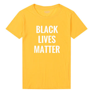 Black Lives Matter Casual Short Sleeve Unisex T-Shirt