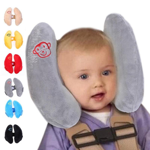 Soft Baby Toy Toddler Headrest Pillow Baby Head Protection Children Car Safety Seat Neck Support Pillow Stroller Accessories XV3