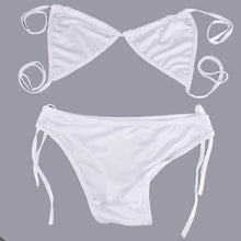 10 Colors Women Sexy Bikini Swimwear Summer Padded Triangle Bikini Low Waist Bikini Set Swimsuit free shipping Well Sell