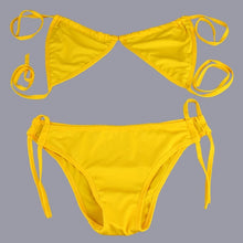 10 Colors Women Sexy Bikini Swimwear Summer Padded Triangle Bikini Low Waist Bikini Set Swimsuit free shipping Well Sell