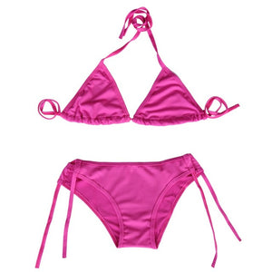 10 Colors Women Sexy Bikini Swimwear Summer Padded Triangle Bikini Low Waist Bikini Set Swimsuit free shipping Well Sell