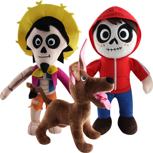 Dog Miguel Skull Movie Coco Plush Toy Doll Model Cartoon Stuffed Dolls Baby Kids For Children Birthday Gifts Dream Travel Mexico