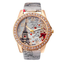 American Diamond Paris Love Wristwatch