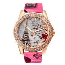 American Diamond Paris Love Wristwatch