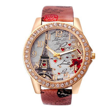 American Diamond Paris Love Wristwatch