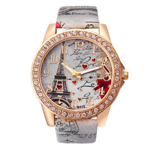 American Diamond Paris Love Wristwatch