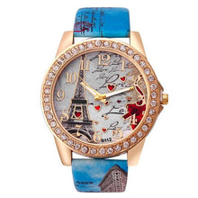 American Diamond Paris Love Wristwatch