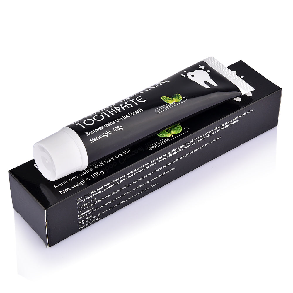 Teeth Whitening Tooth Care Bamboo Natural Activated Charcoal Black Toothpaste Oral Hygiene Dental