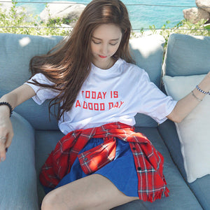 LoveLive women summer t shirt sexy print short sleeve o-neck tops & tees cute fashion smile face big eyes lovely bosom t-shirt