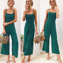 Strap Floral Printed Jumpsuit Female Casual Beach Party Full Length Long Overalls 2018 Summer Sexy Off Shoulder Women's Rompers