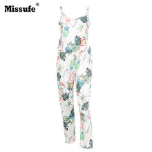 Strap Floral Printed Jumpsuit Female Casual Beach Party Full Length Long Overalls 2018 Summer Sexy Off Shoulder Women's Rompers