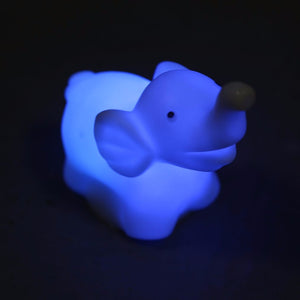 1 Pcs Lovely Color Changing LED Night Light Lamp Changing Colors Animals Cartoon LED Lamp for Baby Sleeping Bedroom Gift Decor