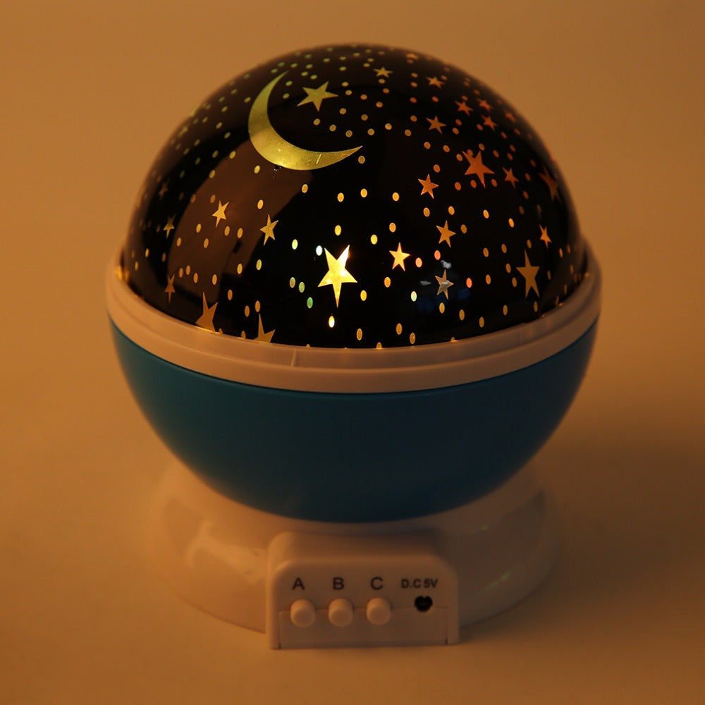 Novelty Stars Starry Sky LED Night Light Projector Moon Bedroom Table Night Lamp USB Recharging Night light Lamp For Home Decor