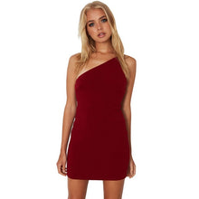 Summer Fun Black  Uni-Shoulder Dress