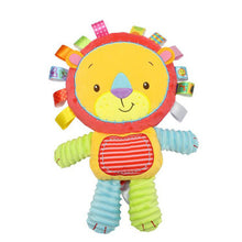 Happy Monkey Baby Rattle Stuffed Plush Doll crib bed hanging Ring appease Toys hand puppet pillow Puzzle Bell sheep Animal gift