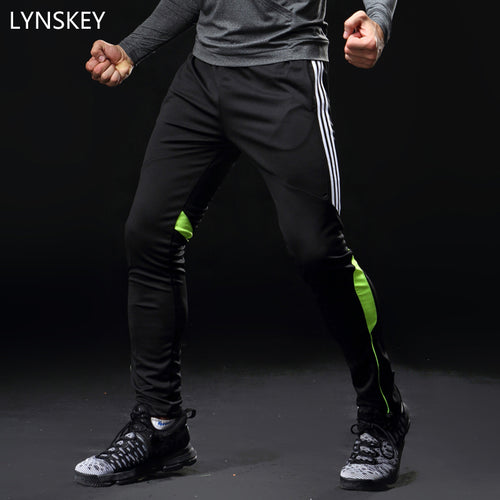 LYNSKEY Soccer Training Pants Men With Pocket Football Trousers Jogging Fitness Workout Running Sport Pants plus size 5XL pants