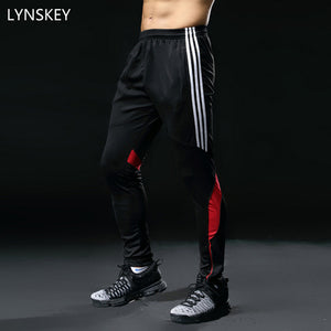 LYNSKEY Soccer Training Pants Men With Pocket Football Trousers Jogging Fitness Workout Running Sport Pants plus size 5XL pants