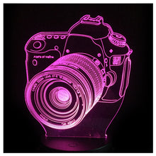 LED DSLR Camera 3D Illusion Lamp™ (7 Touch Color Changing)+ FREE Camera Lens Coffee Mug TODAY